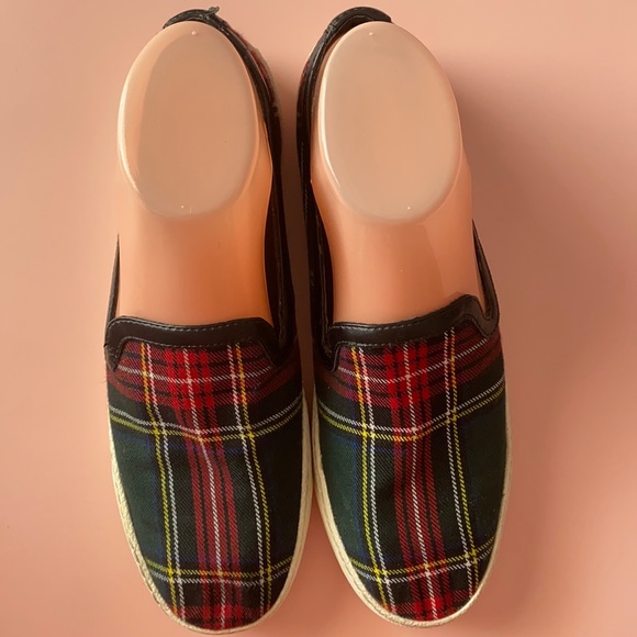 Sam Edelman Shoes - Sam Edelman Becker Plaid Slip on Shoes 7.5M